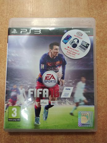 Gra sportowa FIFA 16 piłka nożna na 2 osoby PS3 Lombard Krosno