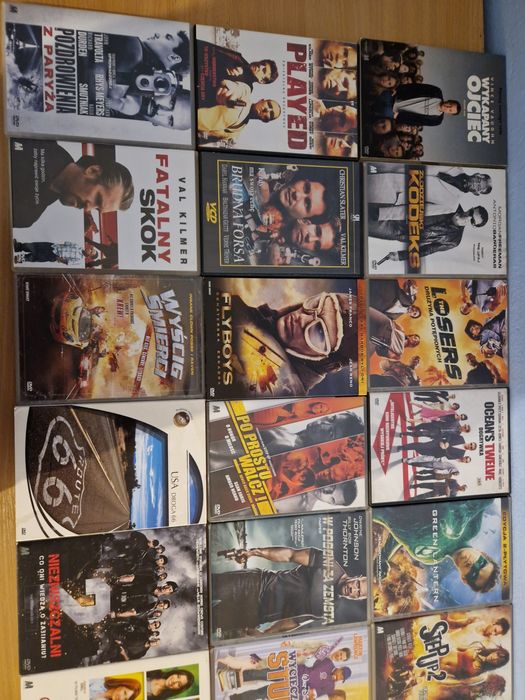 Filmy na dvd po 4 zł za sztukę