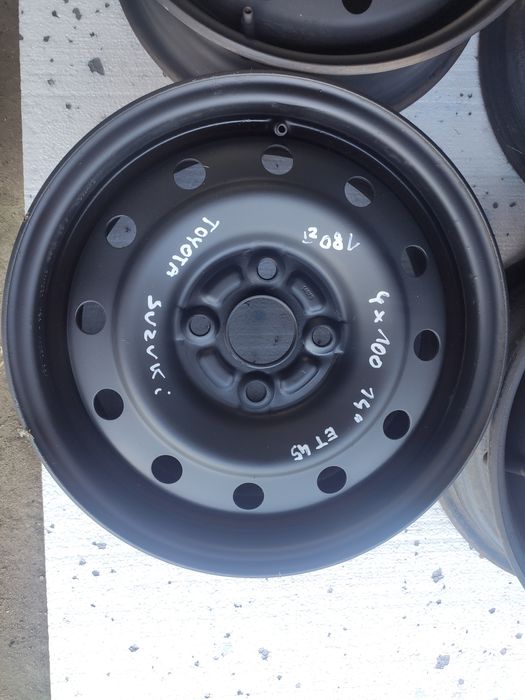 Felgi stalowe 14" 4x100 Toyota Yaris Corola Aygo Suzuki Swift Kia Rio