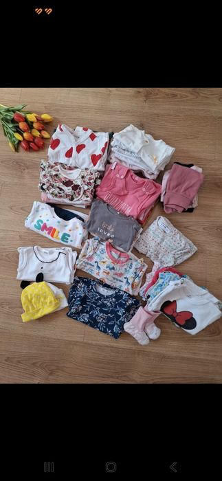 Paczka ubrań 62 dla dziwczynki