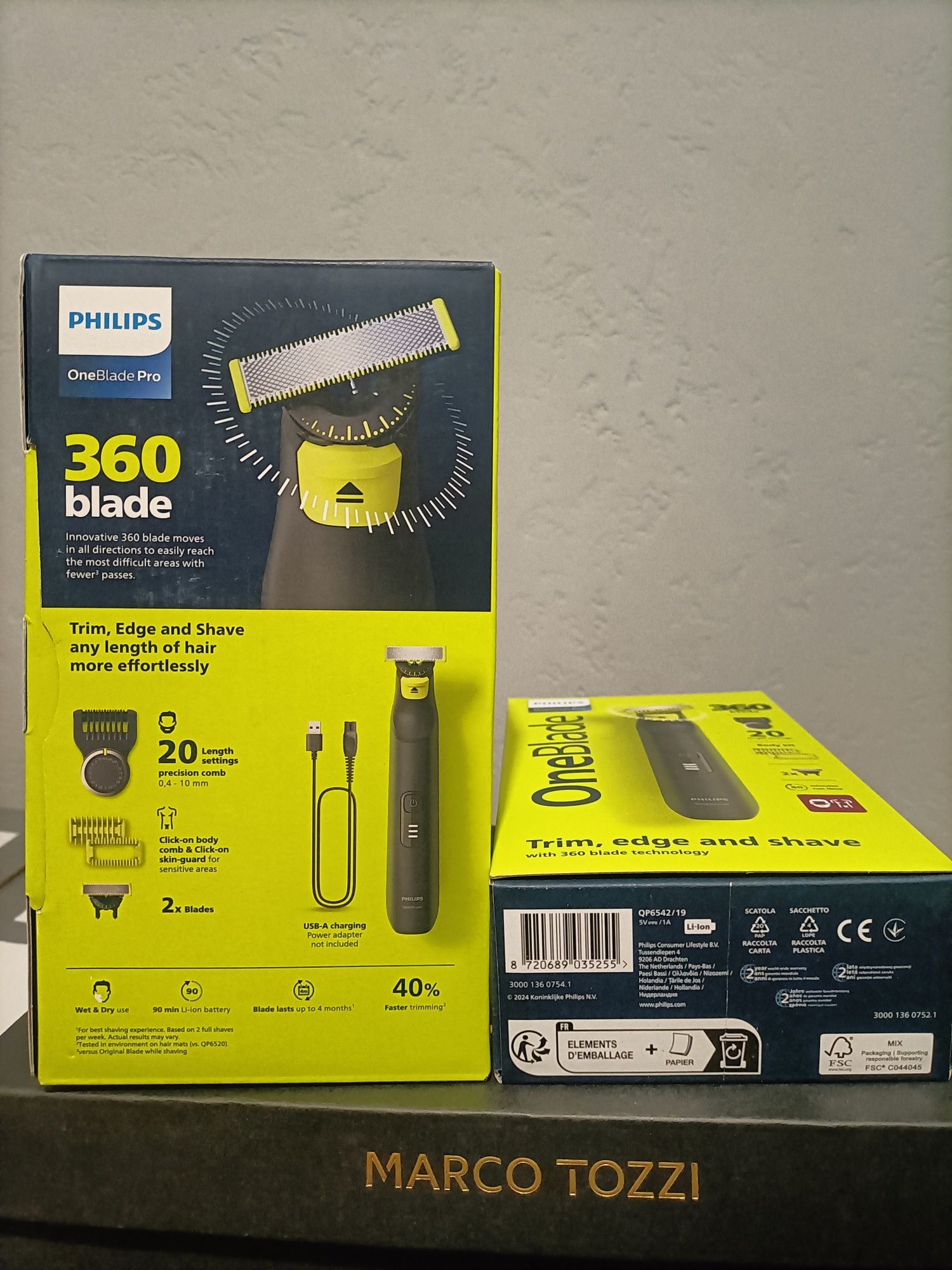 Philips тример OneBlade Pro QP6542/19 стайлер гоління