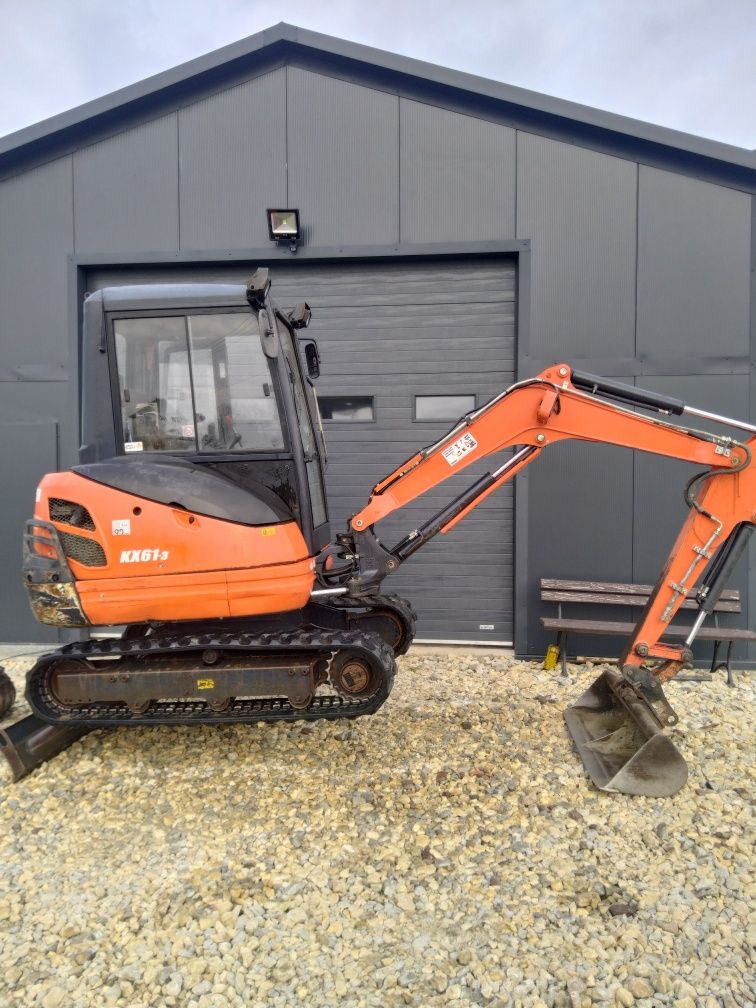 Minikoparka Kubota KX61-3 .2016rok 3000mtg 2,6t JCB YANMAR CAT BOBCA