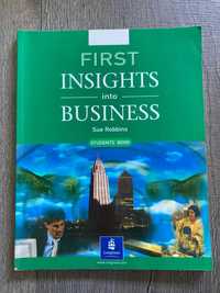 Książka First Insights into Business Sue Robbins angielski
