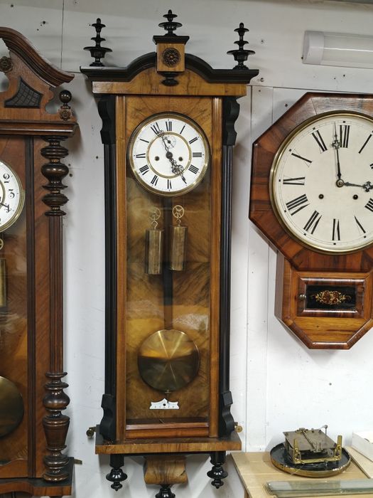 Zegar wagowy (linkowy) Germania. Sprawny, bardzo dobrze zachowany