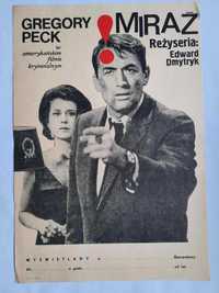 Plakat do filmu Miraż Gregory Peck 1965