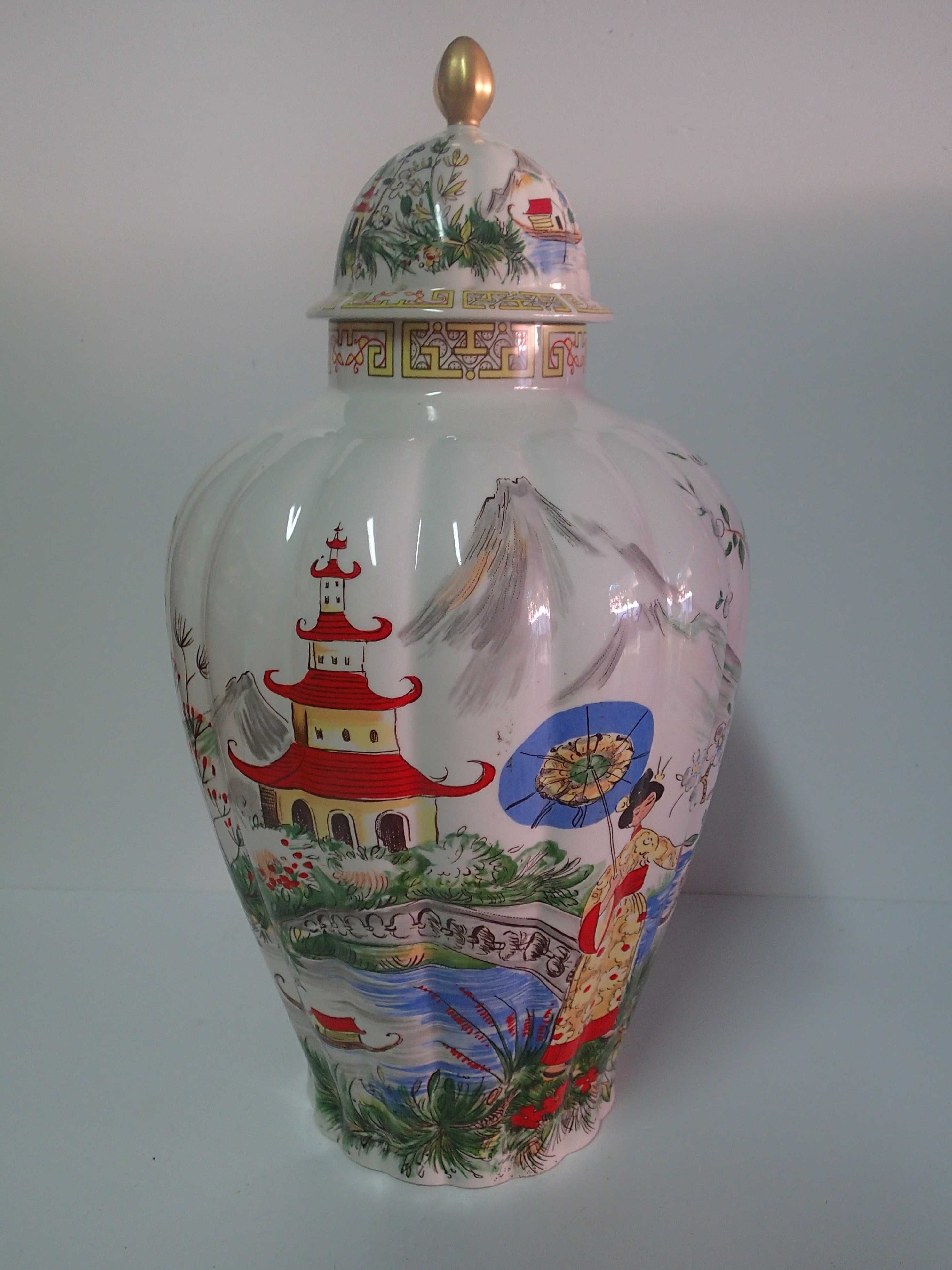 Pote em Porcelana "Pagoda"