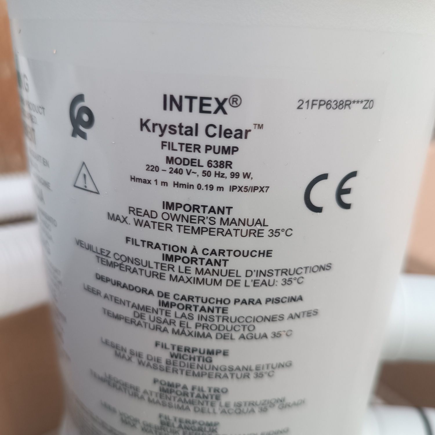 Pompa INTEX filtry rurki stelażowe po basenie