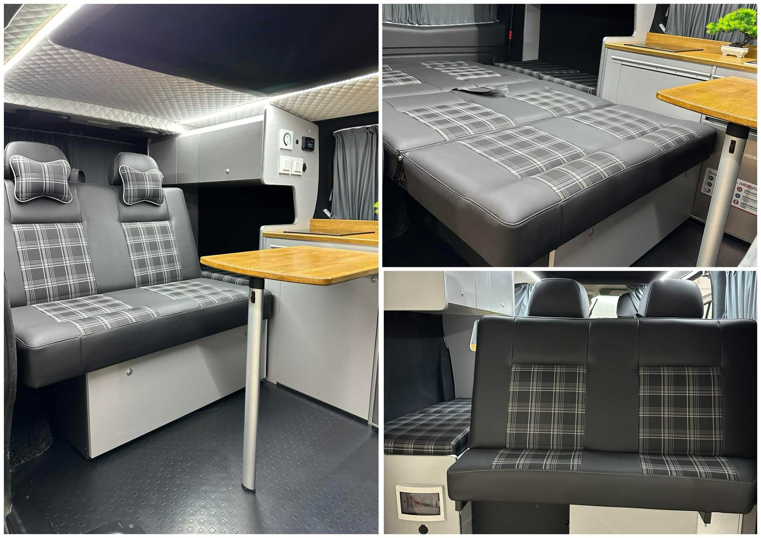 Розкладний диван рок-н-рол в мікроавтобус бус кемпер спальник