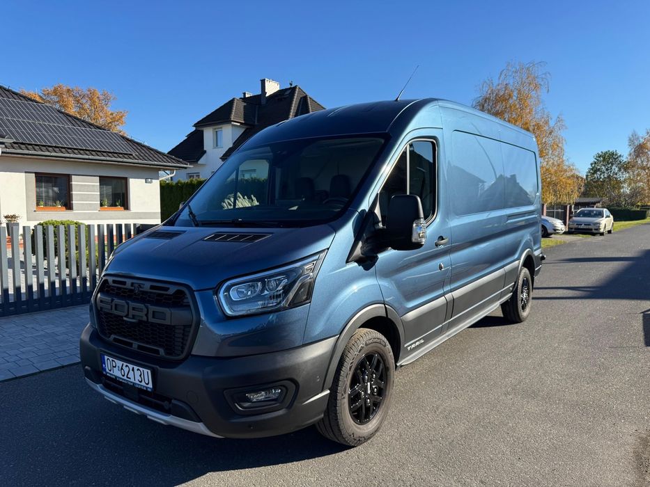 Ford Transit  Trail, bezwypadkowy, salon PL, FV23%, cesja, super wyposażenie