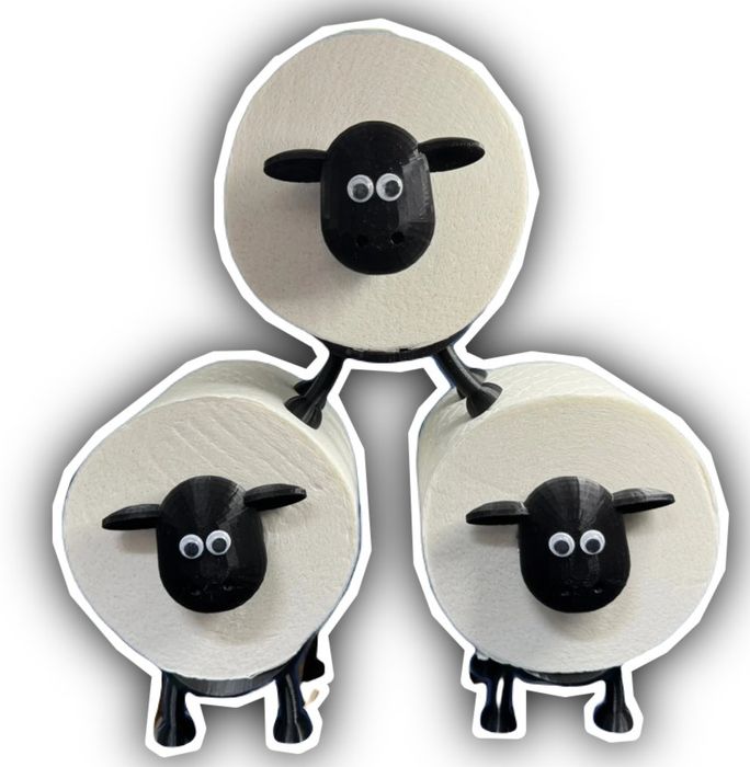 Stojak na papier toaletowy (owieczka)