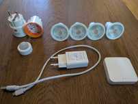 Zestaw do smart home (LED, gniazdko, stacja)