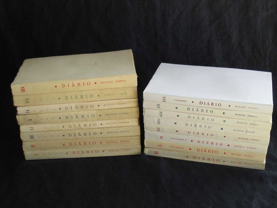 Livros Diário Miguel Torga 16 volumes Completo 1957 a 1993