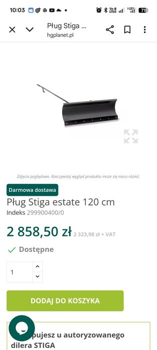 Traktorek kosiarka Alpina ( Stiga)