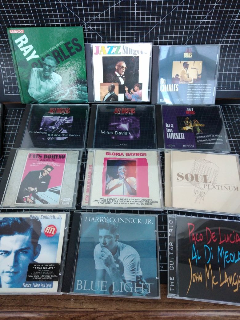 Cds Jazz Ray Charles, Miles Davis, Harry Connick, Domino, Gaynor, Soul