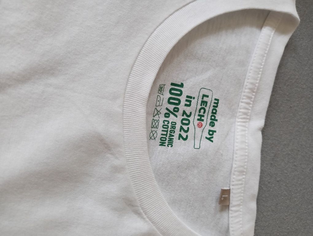 Biała koszulka, unisex, L, t-shirt, Lech, Lubię swój wszechświat.