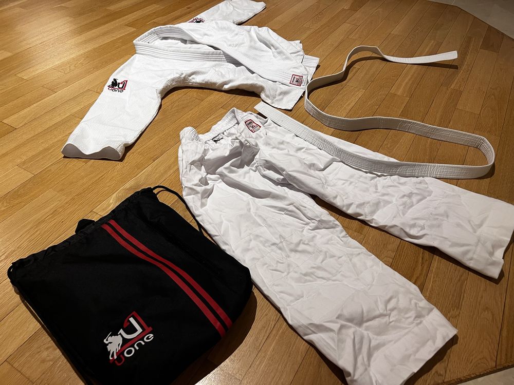strój na Judo Judoga UOne 140cm jak nowa 1 raz użyta