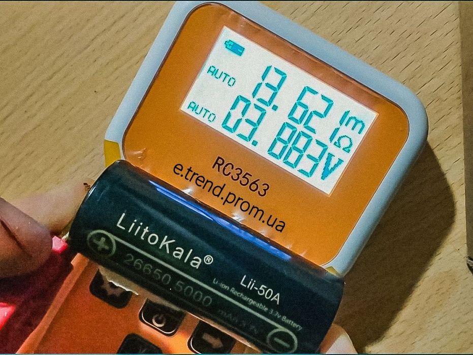 Liitokala 26650 НОВІ ORIGINAL Lii-50A аккумулятор Li-ion Videx літій.