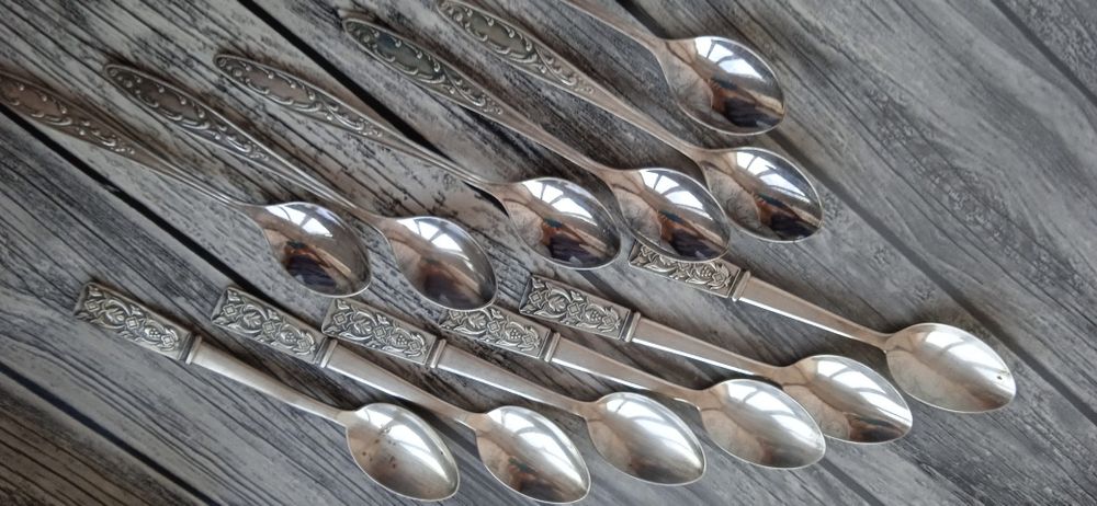 Мельхіорові чайні ложки. Вінтаж.