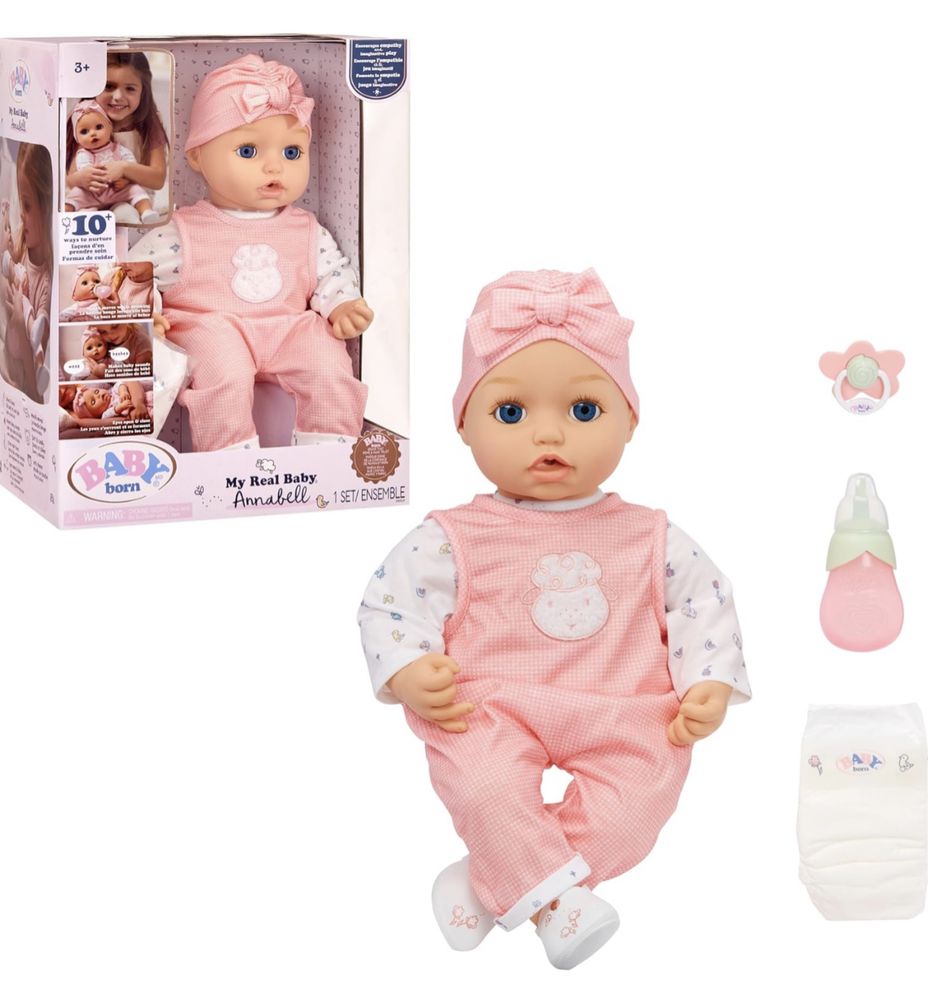 Реалістична лялька BABYborn My Real Baby Doll - Annabell 44 см