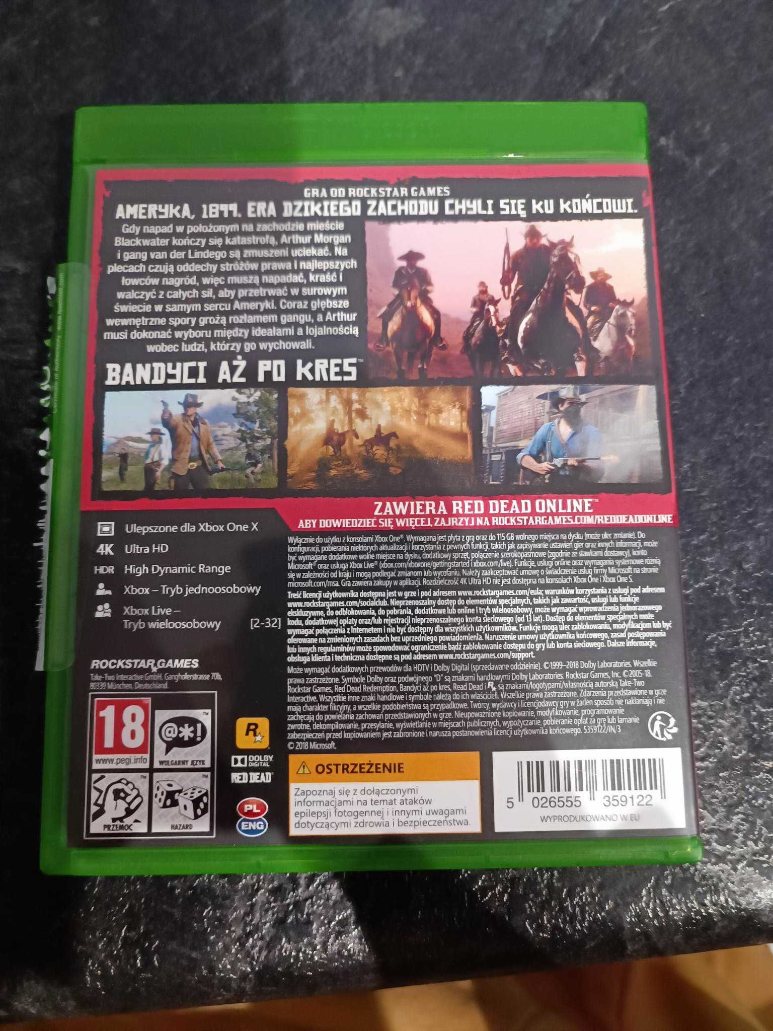 Red Dead Redemption 2 Xbox One