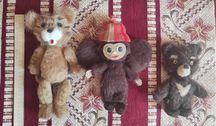М'які іграшки ручної роботи зі штучного хутра