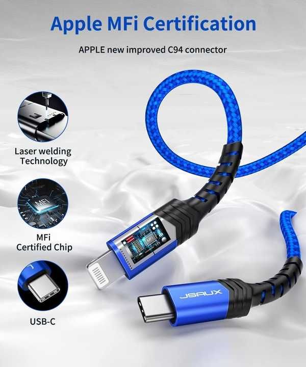 Kabel USB - Apple Lightning JSAUX 3m F188