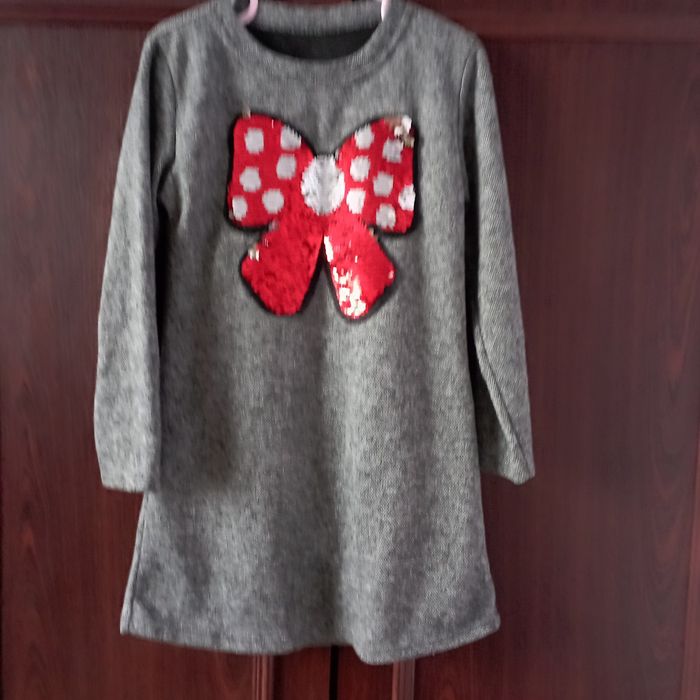 Тепле плаття для дівчинки