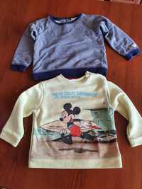 Bluza Mickey-Zara i Newbie dla chłopca, r.86