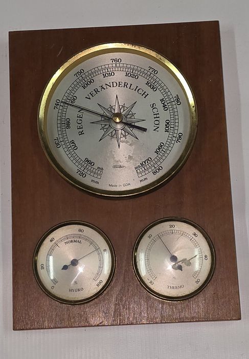 Barometr termometr kolekcjonerski ANTYK