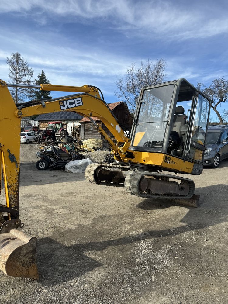 Mini koparka jcb 803 plus 3 tony kubota kobelco yanmar zamiana