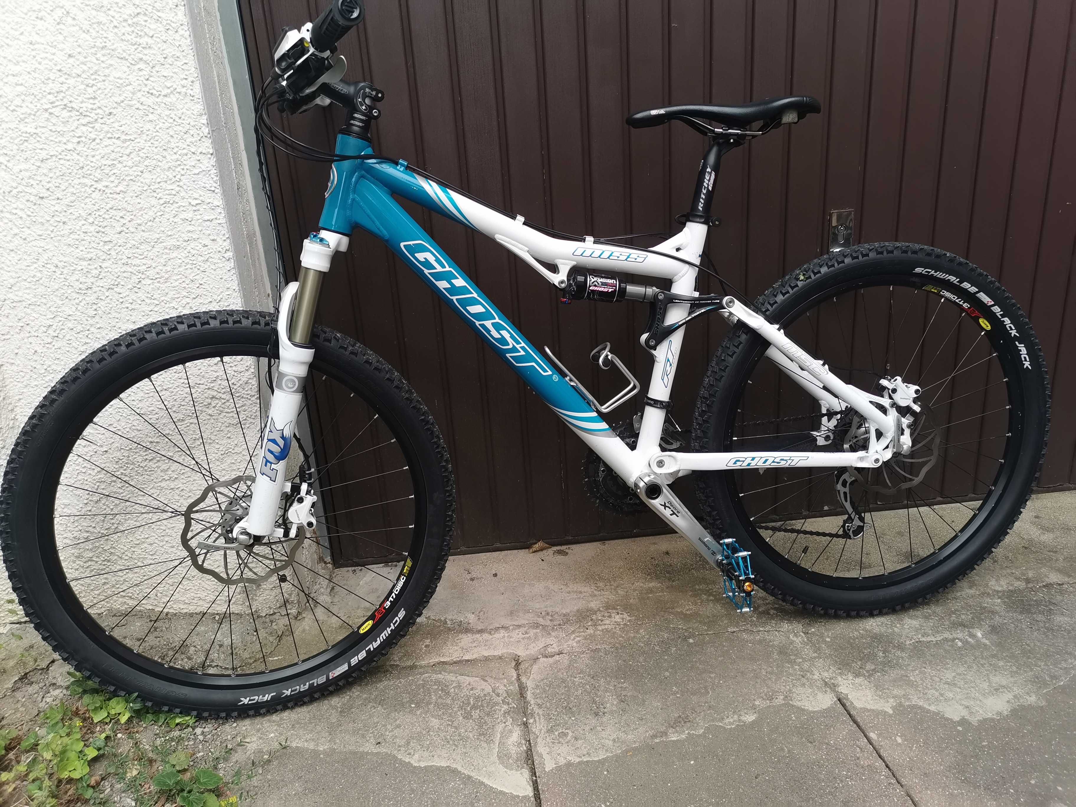 Rower MTB Ghost RT7500 Rama S DeoreXT FOX SQLab Damski Full