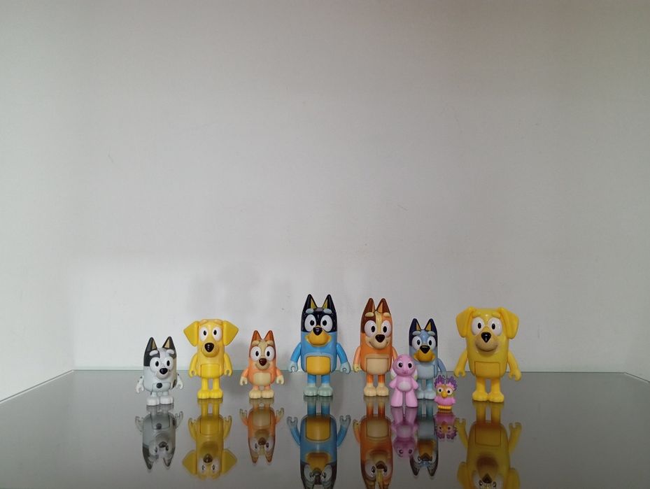 Bluey - Conjunto de personagens