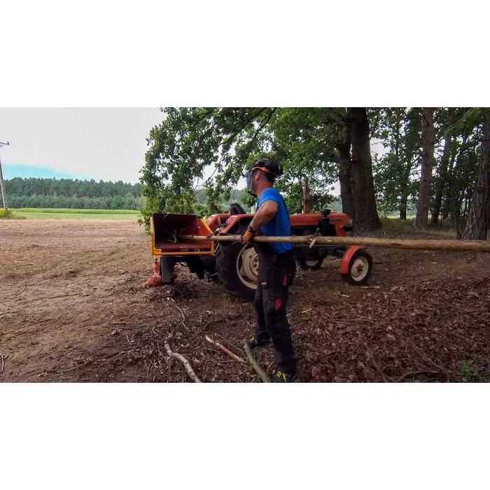 Rozdrabniacz do drewna rębak walcowy R-80