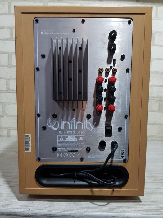 Активний сабвуфер INFINITY BETA HSC 230, потужність 100 Вт, б/у