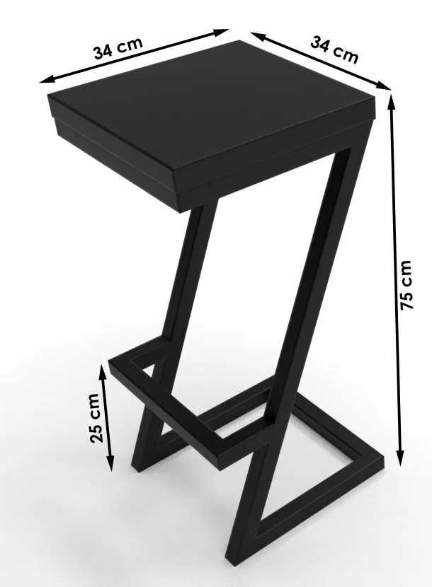 Hoker LOFT w całości spawany 95cm, nowoczesny,solidny , typ Z,