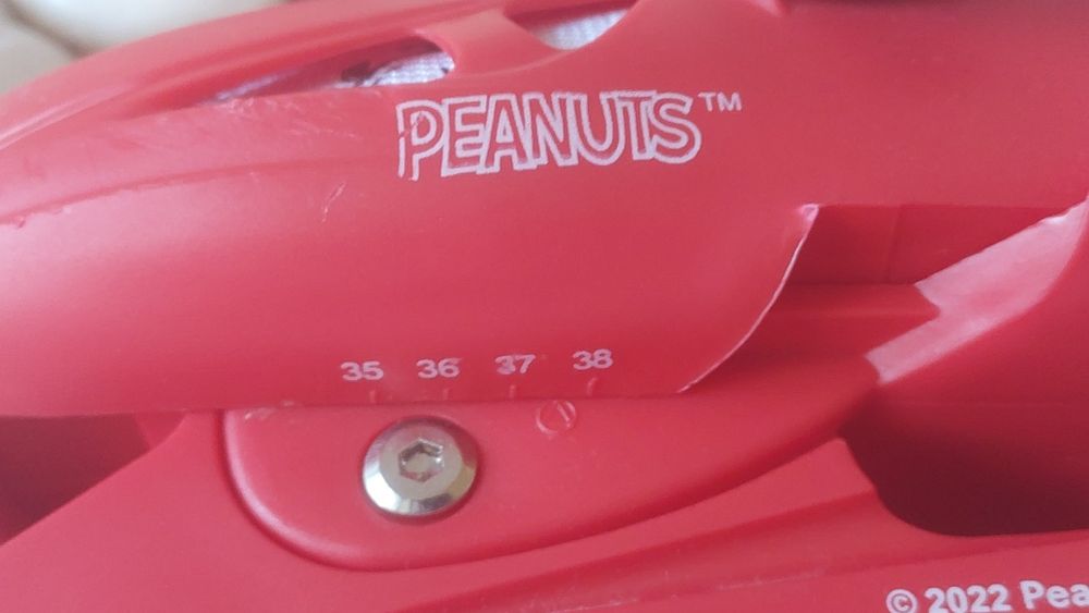 Patins em linha Snoopy 35-38 ótimo estado