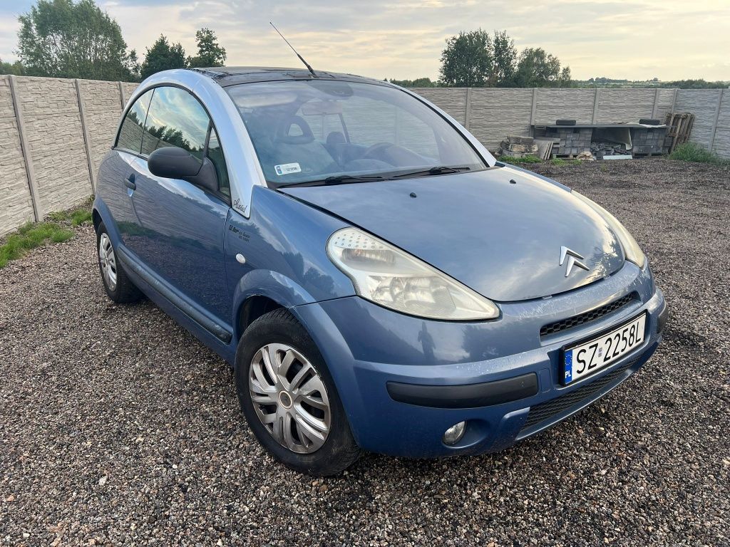 Citroen C3 Pluriel 1.6 benzyna rok 2004. ISOFIX Przebieg 197 tys
