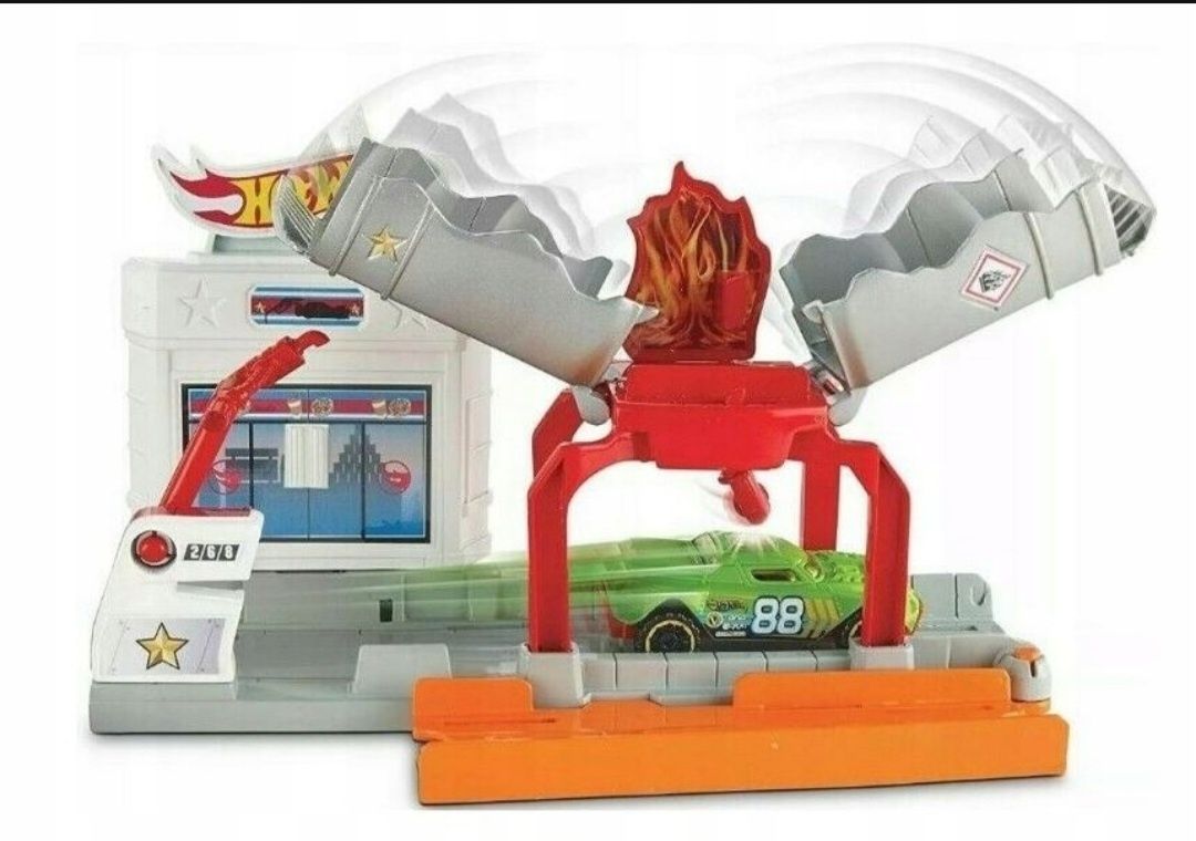 Hot wheels City POŻAR NA Stacji