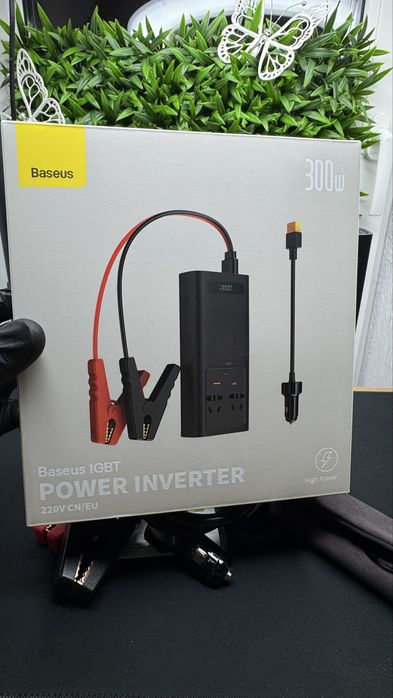 Інвертор Базеус 300 ват Invertor Baseus 300w baseus in car