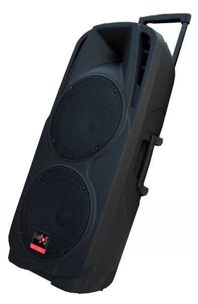 Kolumna aktywna E-Lektron EL-225 BT/USB/FM+2 mikrofony bezprzewodowe