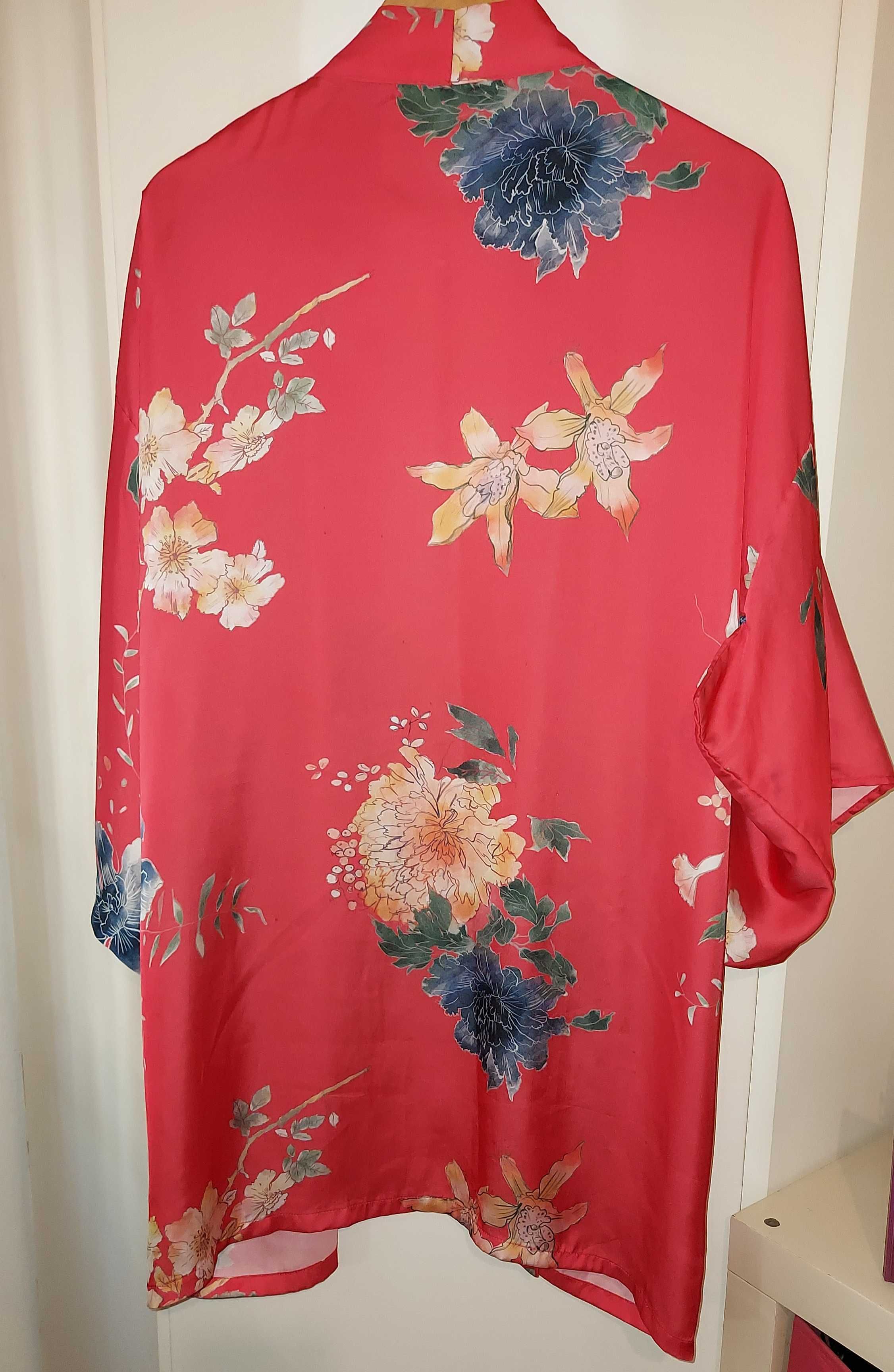 Kimono Pull&Bear vermelho