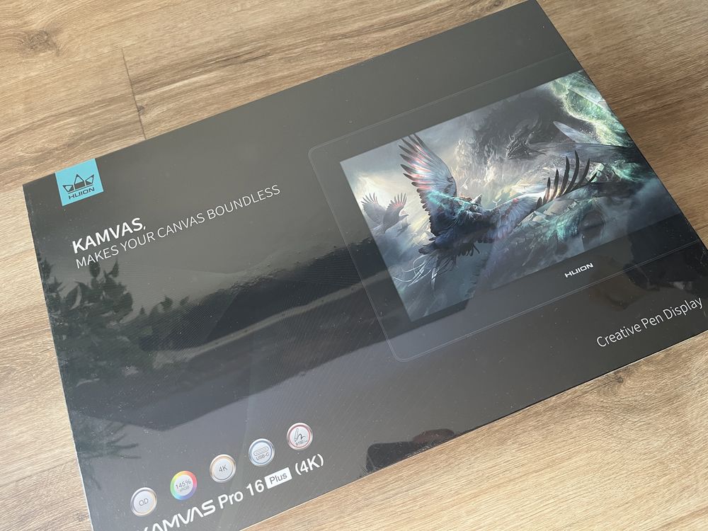 Nowy tablet graficzy huion kamvas pro 16 plus 4k