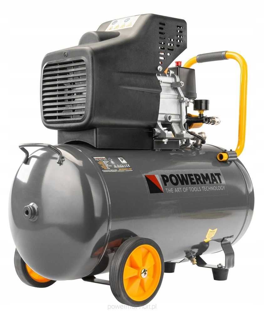 Компресор повітряний POWERMAT 24 л 1850 Вт 8 атм 206 л\хв компрессор