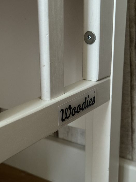 Łóżeczko niemowlęce Woodies Smooth Cot 120x60cm