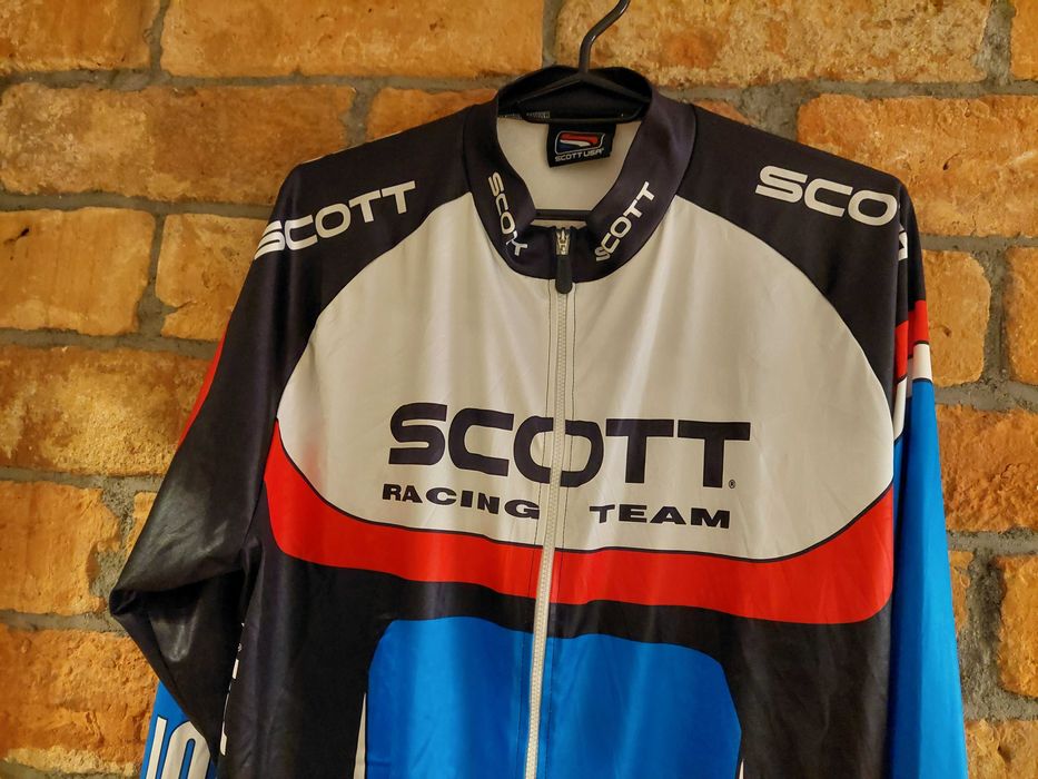 Bluza rowerowa kolarska SCOTT USA Racing Team made ITALY L jak NOWA