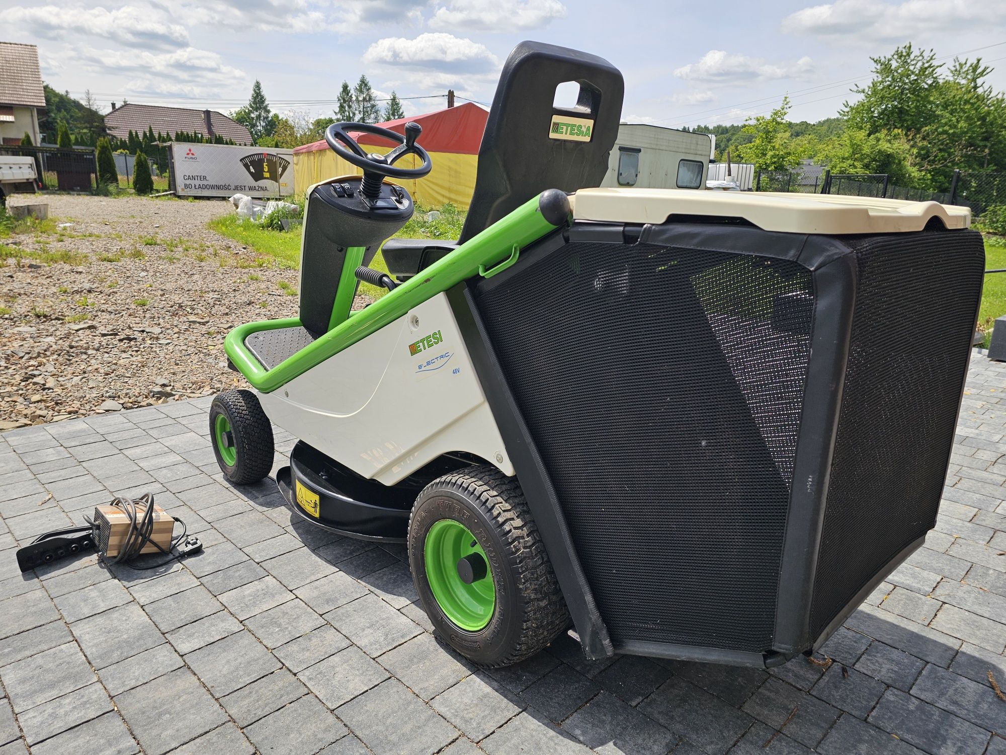 Traktorek kosiarka ETESIA bahia-elektric, profesjonalny 143godz! Igła!