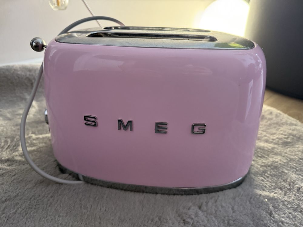 Smeg toster rozowy