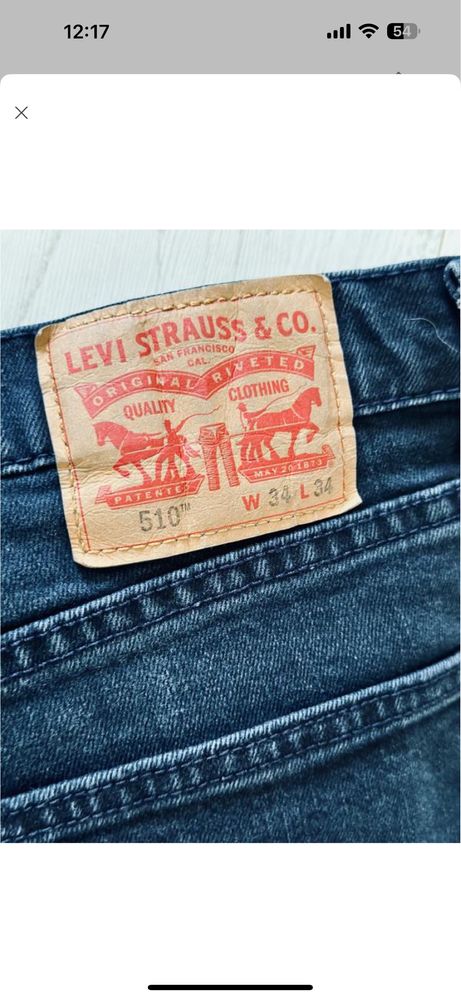 Джинси levis підліток/чоловік