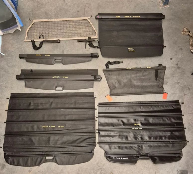 OPEL ZAFIRA ASTRA OMEGA VECTRA ROLETY BAGAŻNIKA