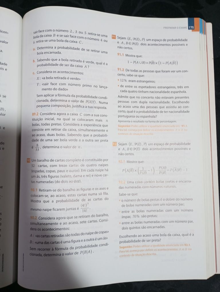 Matemática preparar o exame 2020